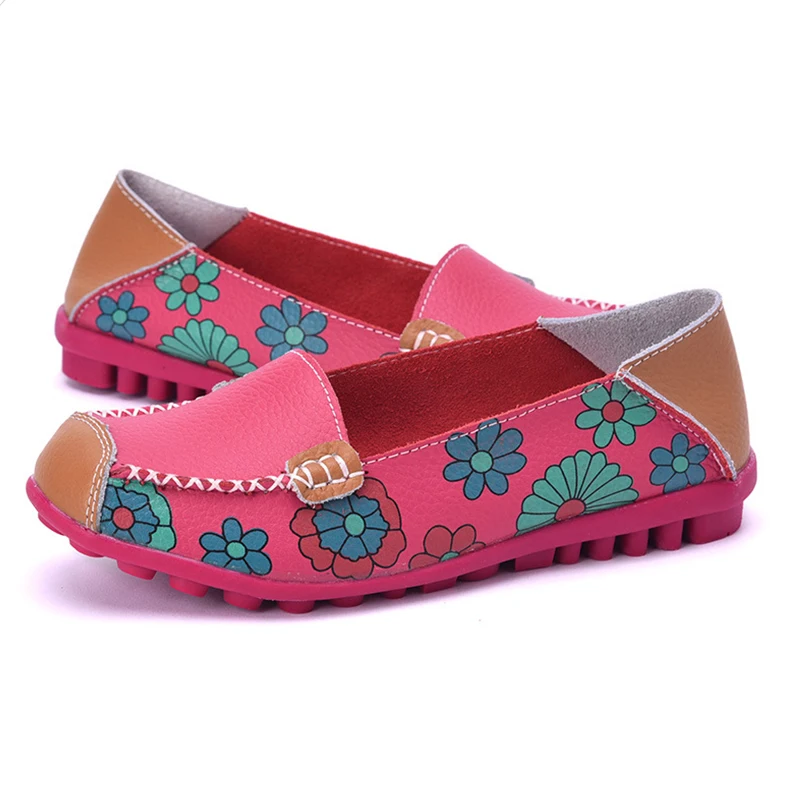 2017 Для женщин Туфли без каблуков Пояса из натуральной кожи Обувь шнуровки