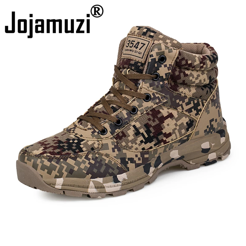 Winter Army Boots Men's Special Combat War Outdoor Tactical Camouflage For Training Shoes Wool Cold Hiking | Обувь
