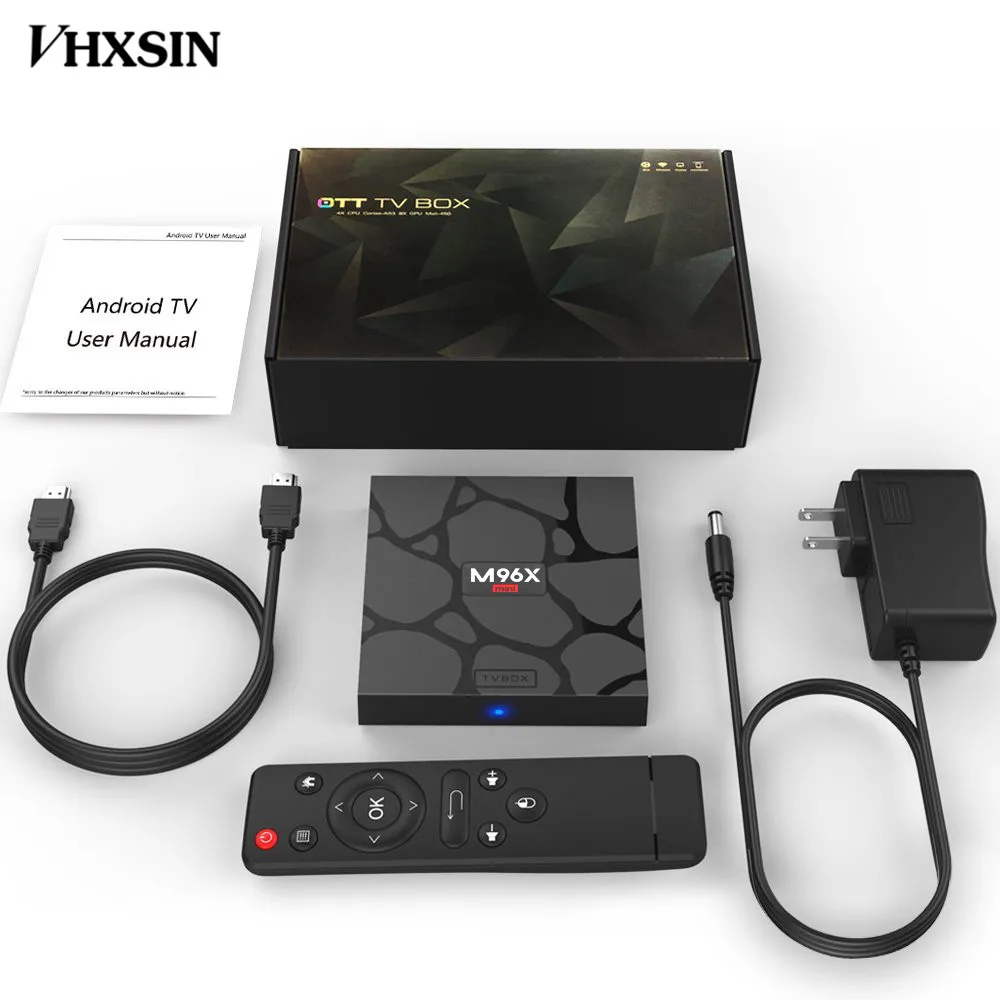 VHXSIN M96X Mini 2 Гб RAM 16 ROM Android 7 1 TV Box Amlogic S905X Quad Core II|ТВ-приставки и медиаплееры| |