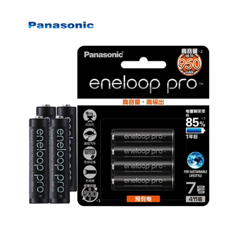 Оригинальный аккумулятор Panasonic Eneloop Pro AAA 950 мАч 1 2 в никель