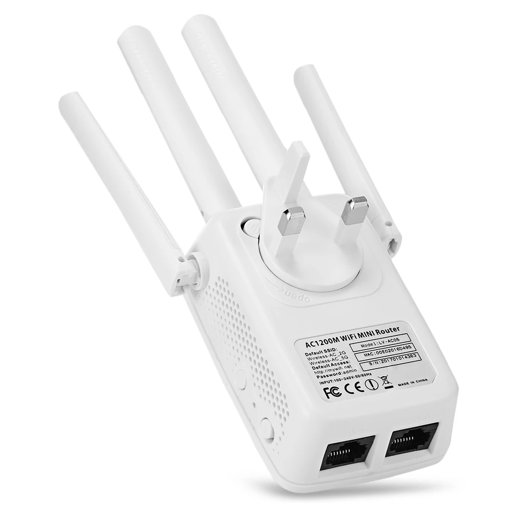 PIX-LINK LV-AC05 Wi-Fi ретранслятор Range Extender 1200 м Dual band Беспроводной AP маршрутизатор 4