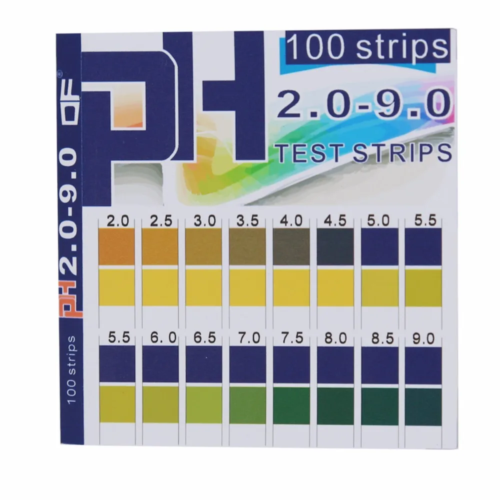 100 шт PH 2,0-9 тест-бумага лакмусовые полоски тест er для слюны мочи воды почвы тест ing универсальное применение скидка 20