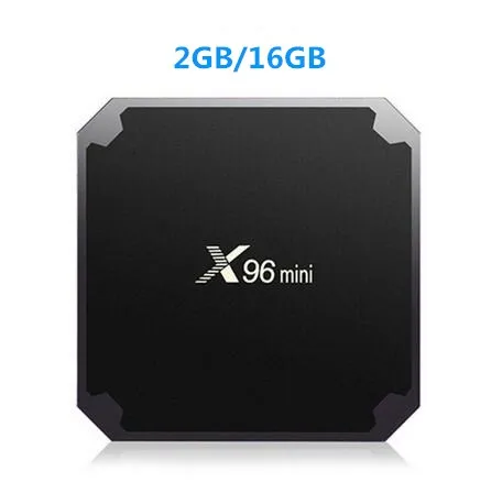 X96 Mini 2GB 16GB 10 шт./лот X96 Мини Android 7.1.2 Смарт ТВ коробка 2 ГБ/16 ГБ S905W четырехъядерный 2,4G беспроводной wifi медиаплеер X96mini телеприставка PK X96S - Цвет: X96 Mini 2GB 16GB
