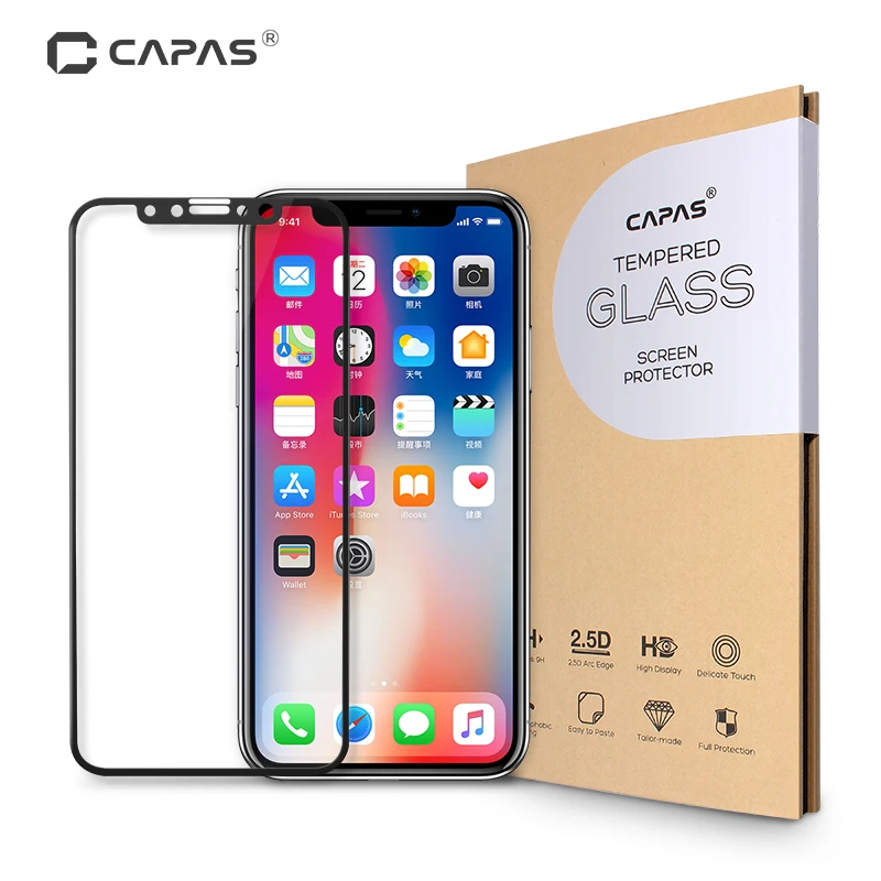 Для iPhone X XS Max чехол+ закаленное стекло роскошный ТПУ Гибридный прозрачный чехол для iPhone XR чехол Защитная пленка