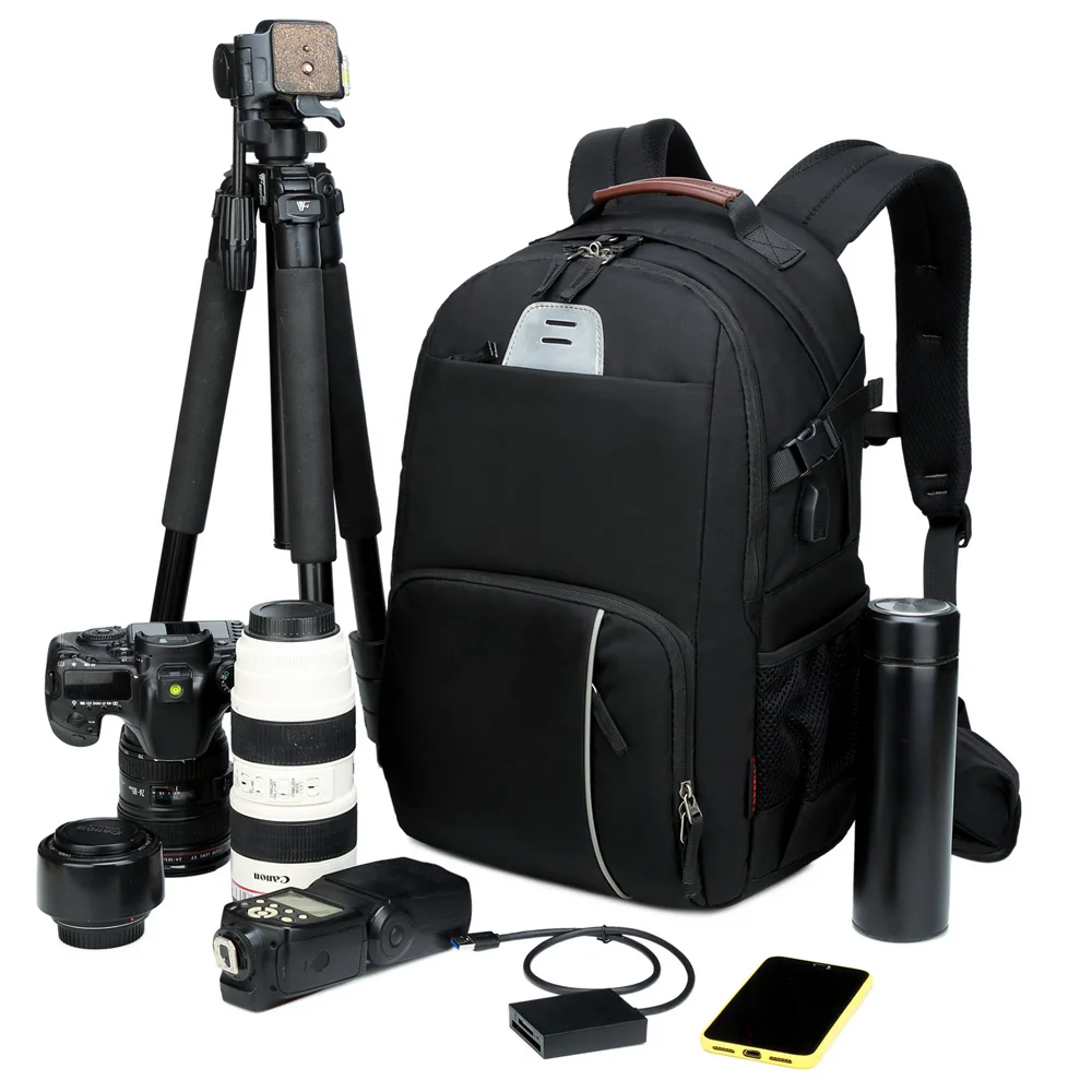Большая емкость DSLR камера планшет сумка для ноутбука многофункциональные