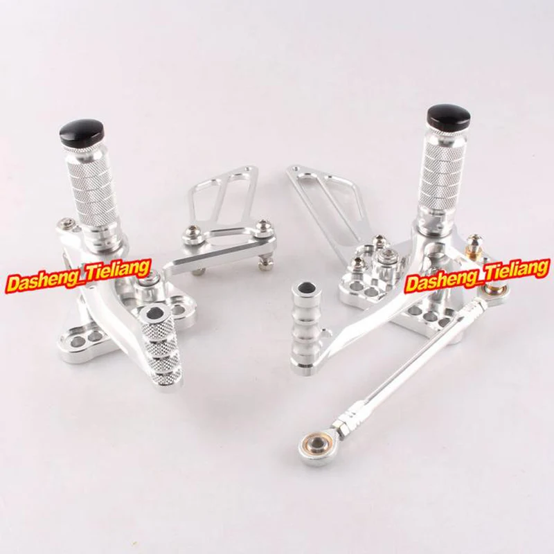 Adjustable Shift Foot Pegs Rear Set Footrests Replacement Kit For Suzuki GSX-R / GSXR1000 2005-2006 Motorcycle Accessory Parts | Автомобили