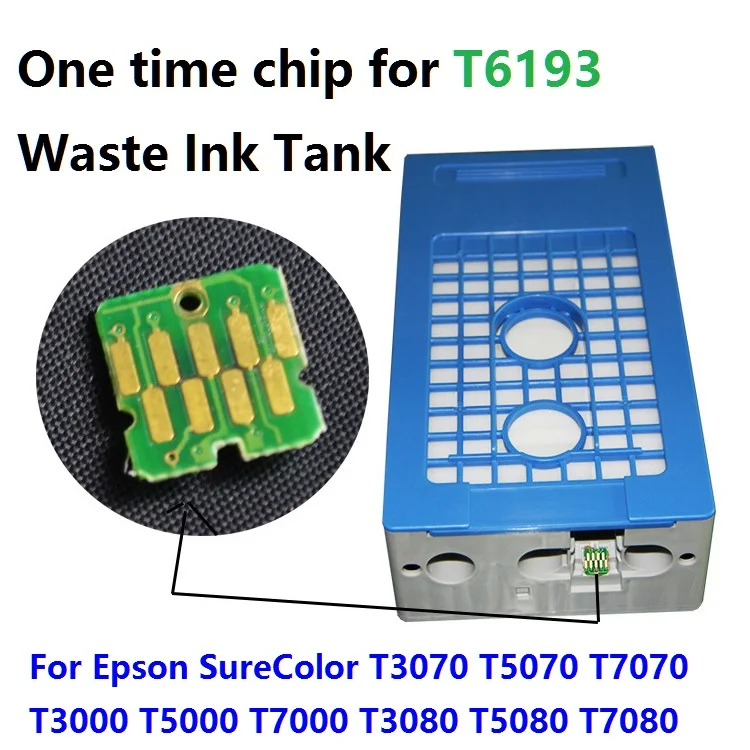 XIMO T6193 одноразовые чипы для SC T7200 F9200 T7000 T3200 T5200 T3270 T5270 T7270 F6070 F7070 F6000 F7000 T3070 резервуар