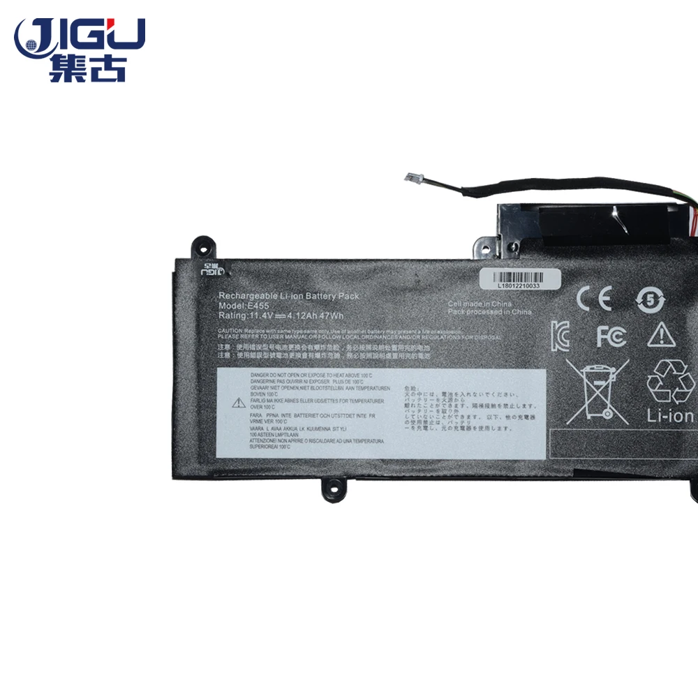 JIGU 3 ячейки батареи 45N1752 45N1753 45N1754 45N1755 45N1756 45N1757 для LENOVO ThinkPad E450 E450C E455 E460|lenovo e450