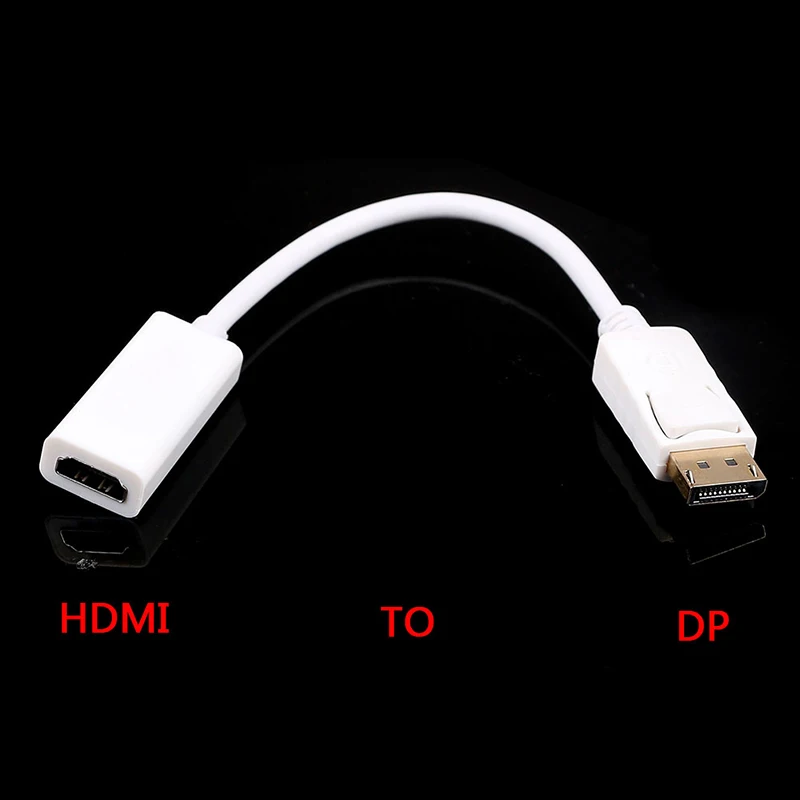 1 шт. активный DP порт дисплея штекер-HDMI 4 гнездо адаптер кабель 1080P Дисплей Порт