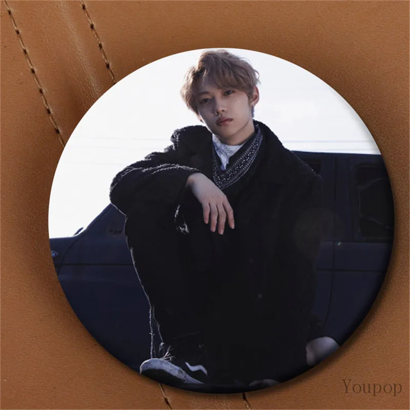 Youpop KPOP бродячий детский альбом I AM NOT StrayKids Феликс BangChan Хан I.N WOOJIN значок с фото булавки броши для одежды шляпа рюкзак