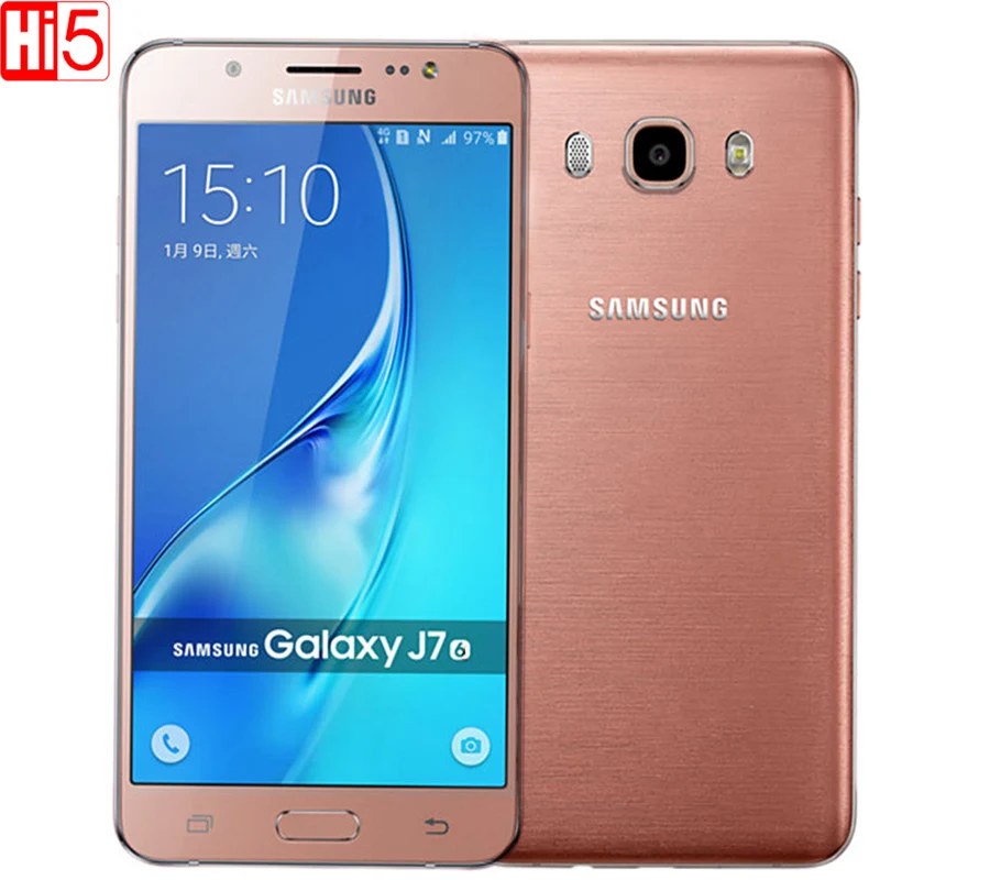 Разблокированный Samsung Galaxy J7 j7108 мобильный телефон Dual Sim 5 &quotдюймов 16 ГБ rom 3 Гб