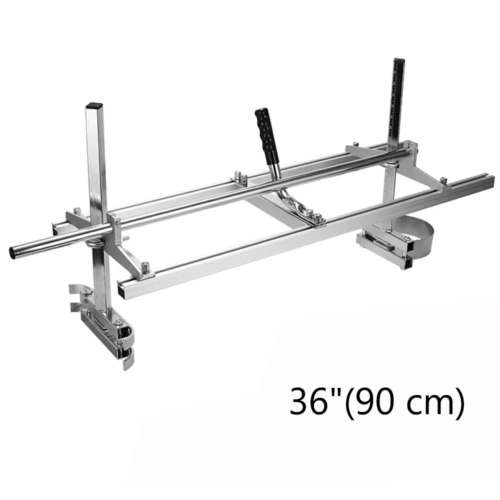 

Adjustable Portable Chainsaw Mill Planking Chainsaw Milling Bar Size 14" to 36" Guide Bar Chainsaw Bar Lumber Cutting Tool
