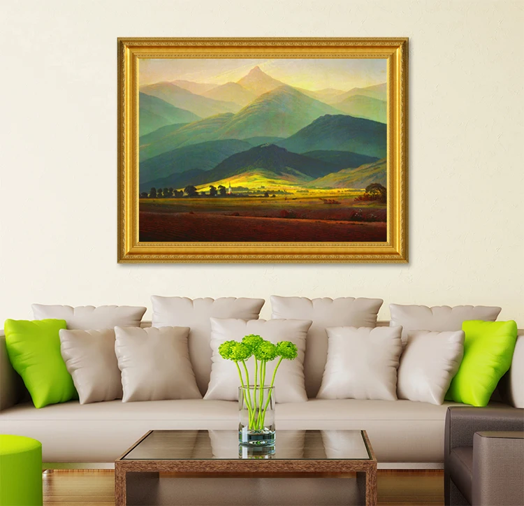 Классические настенные Книги по искусству Гигантский горный Дэвид работает