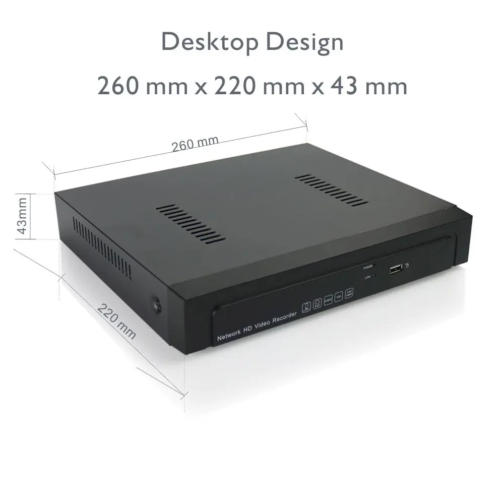 Antstek 8ch 1080 P NVR с 4 шт. независимых IEEE802.3af POE Порты поддержка 1x6 ТБ SATA HDD aeeye смартфон/pc