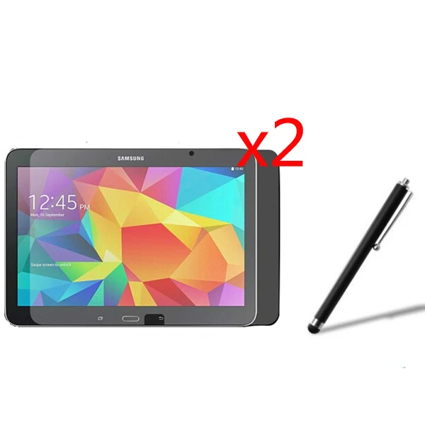 2x пленка + ткань 1x Стилус Антибликовая матовая защитная для экранов Samsung Galaxy Tab 4 Tab4