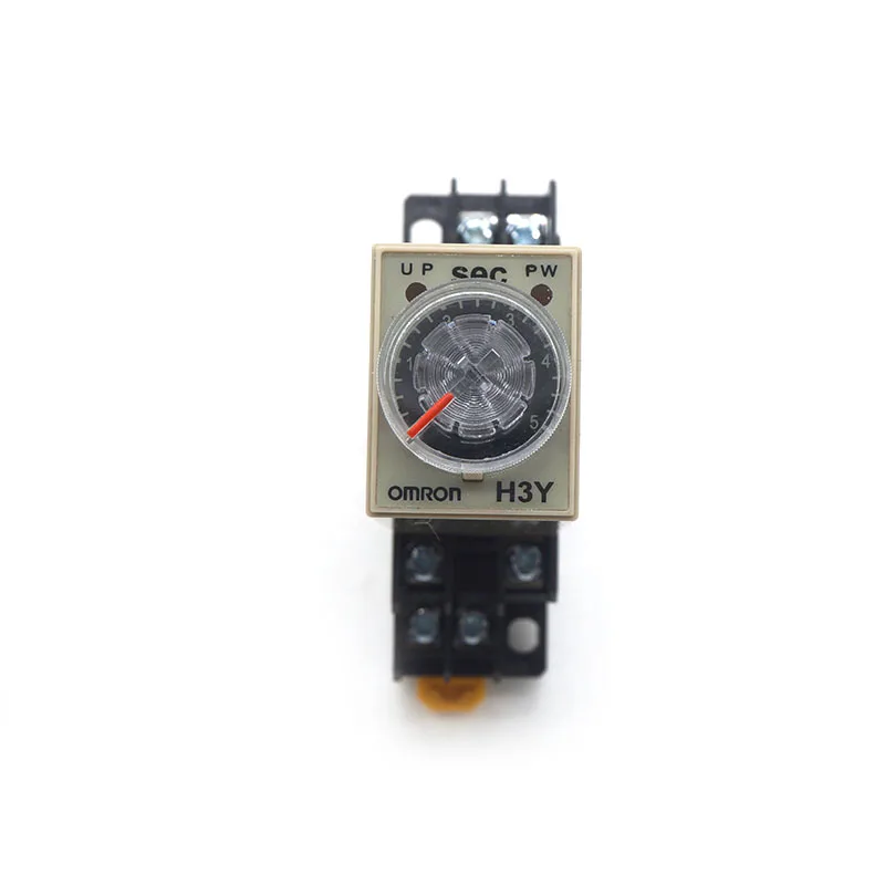 H3Y-2 AC220V 110V DC12V 24V Delay Timer Time Relay 0 - 60 min 60M with Base | Обустройство дома