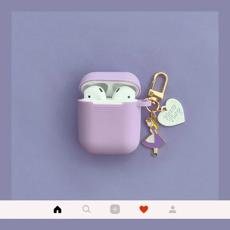 Милый силиконовый чехол Alice для Apple Airpods аксессуары Bluetooth наушники мультяшный