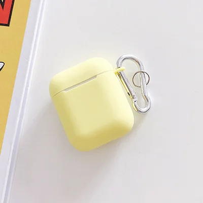 Чехол для наушников для Airpods Earpods портативный силиконовый мини круглый чехол для ушей Air Pods Pod Coque Funda