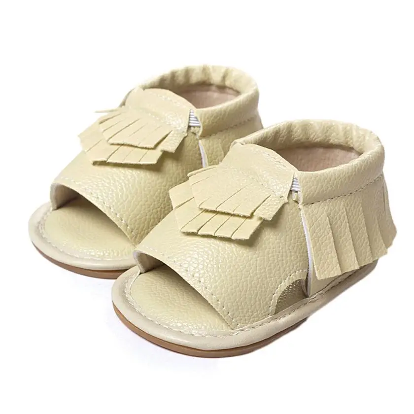 2017 бахрома Slip On Baby кисточкой малышей Принцесса Обувь для девочек Детская обувь