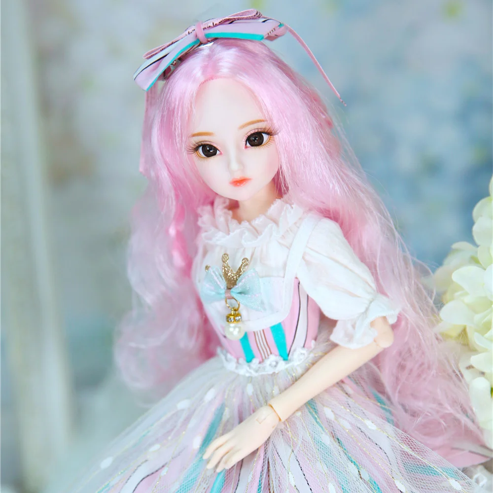 Кукла DBS 1/4 BJD молочная королева наименование аmga розовые волосы механическое тело