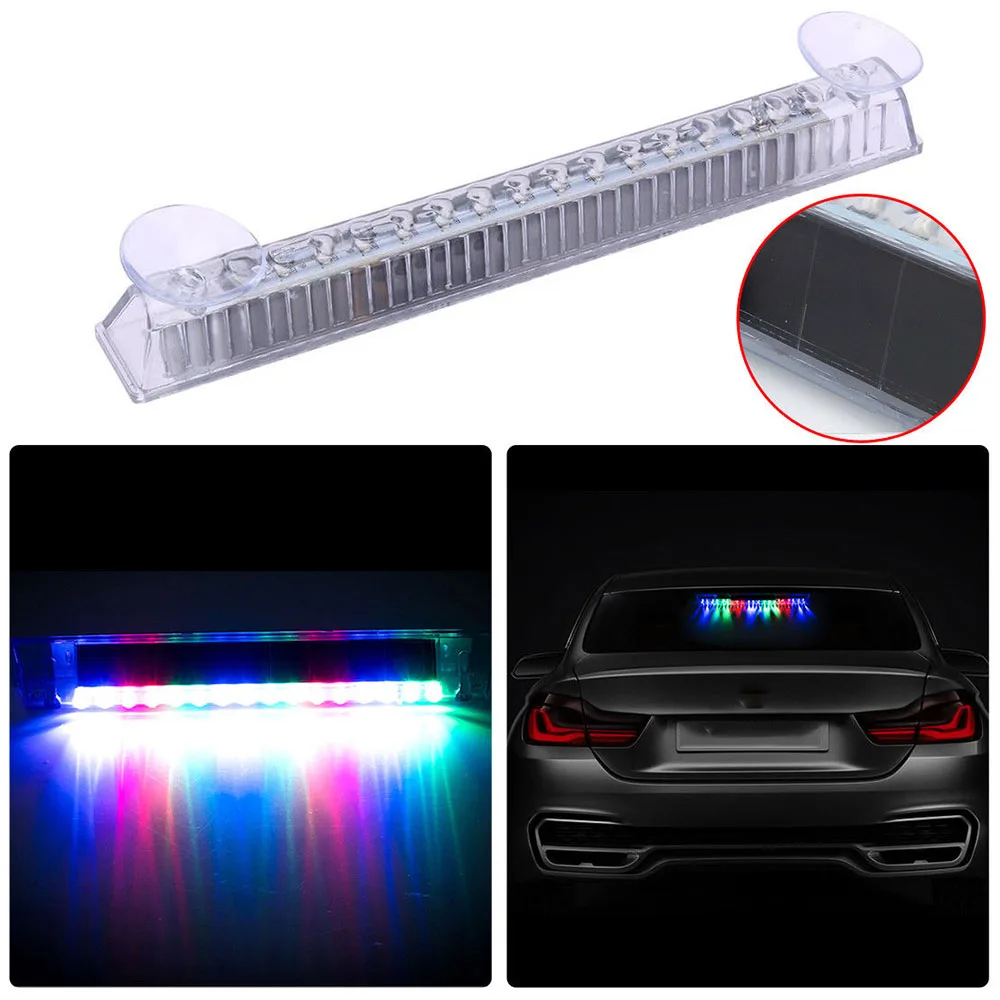 Автомобильные сигнальные лампы на солнечной батарее 16 светодиодный