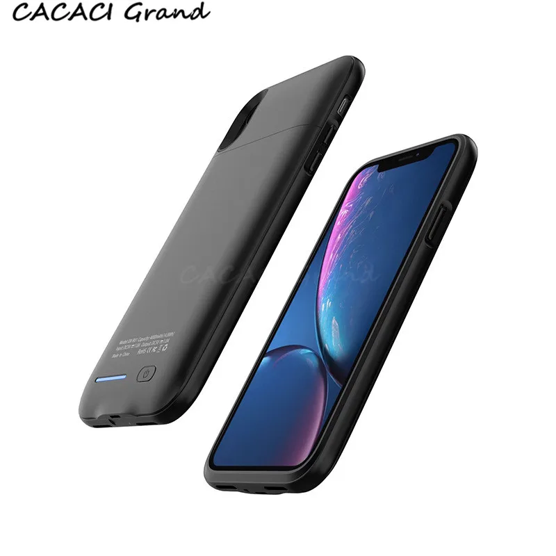 Зарядное устройство чехол для iPhone 6 s 6 s 8 с магнитной подставкой беспроводной PowerBank внешний резервный зарядный чехол для iPhone 7 etui