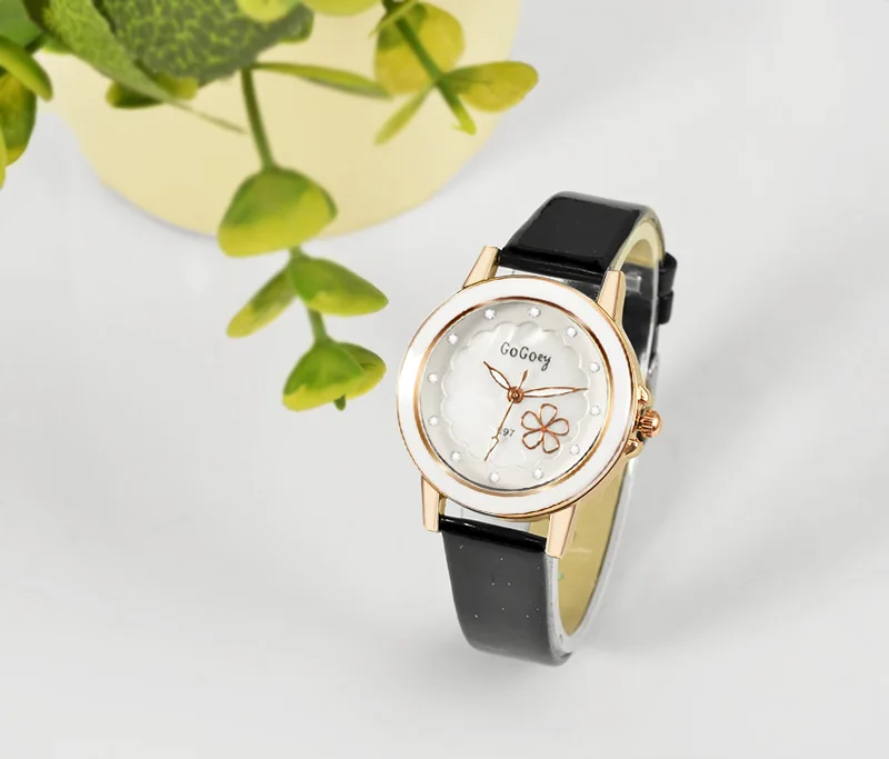 

2017 New Gogoey Women Wristwatch Fashion Slim Flower Ladies Watches Female Elegant Watches Relogio Feminino Montre watches saat