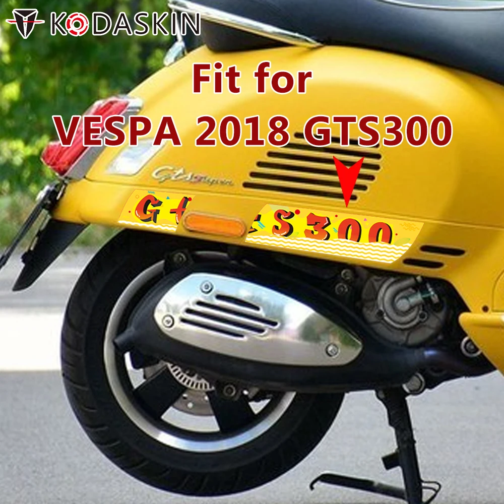 Наклейка для мотоцикла KODASKIN защита двигателя VESPA GTS300 2018 | Автомобили и мотоциклы