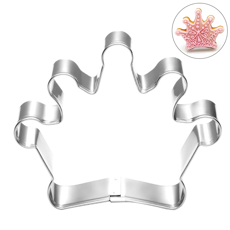 1 шт. из нержавеющей стали, для десертов бантом Bone Корона Cookie фрукты Cutter Спортивные Форма печенье плесень дешевые кухонные приборы для выпечки