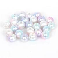 500pcspack 4mm abs pearl diy jewelry beads multicolored blue purple round loose bead handmade craft making