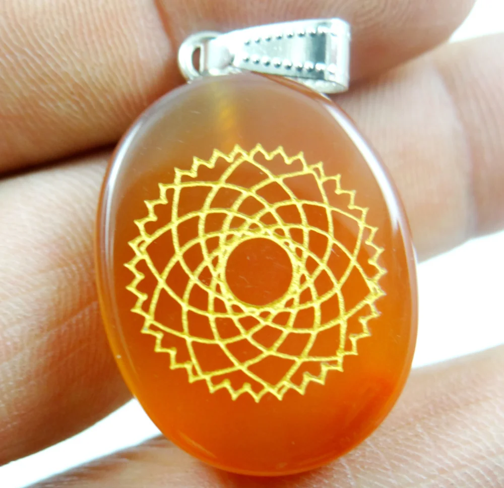 Natural Stone carved Chakra Pendant oval Shape Quartz Opal tiger eye Choker Reiki 7 Making jewelry Necklace | Украшения и
