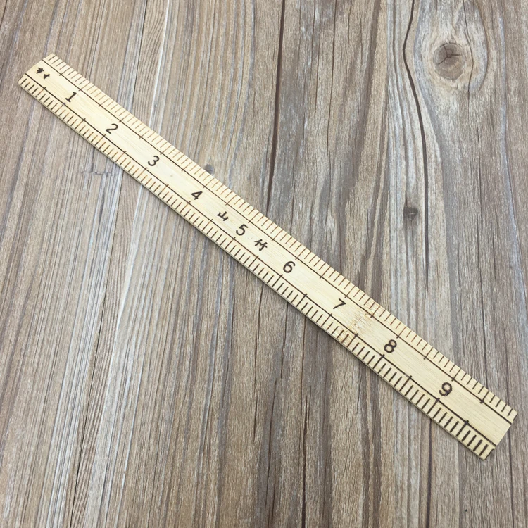 Westcott DIY деревянная бамбуковая палочка 35 5 см линейка металлические концы сушеный