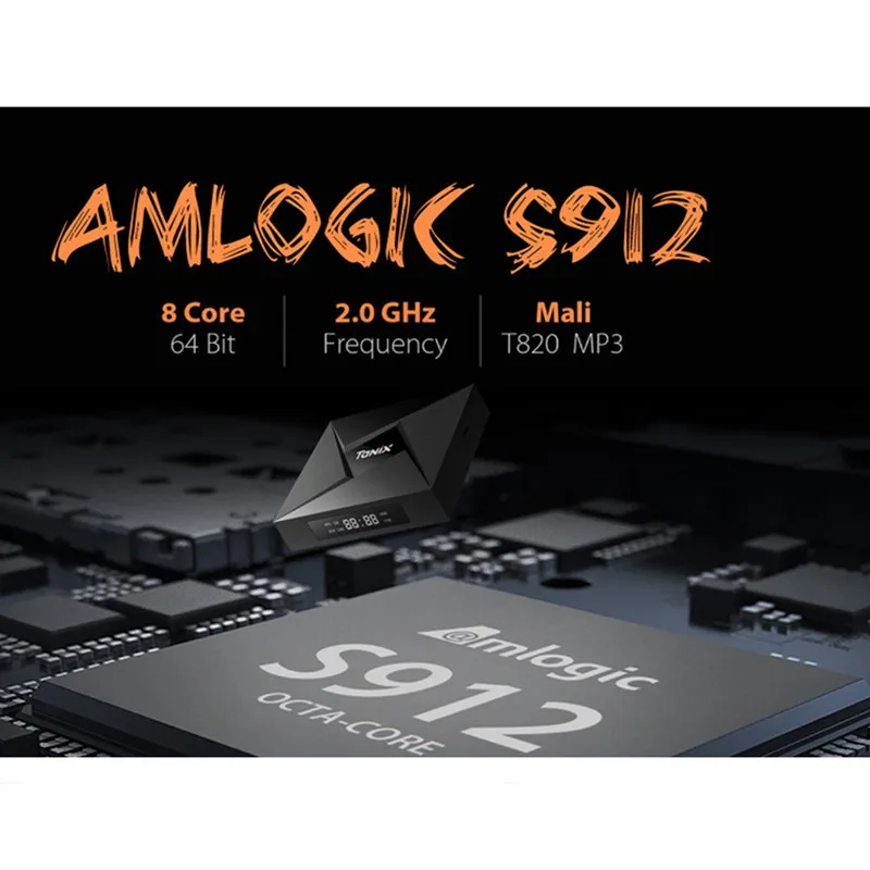 Новинка Tanix TX9 Pro Android 7 1 Smart tv Box Amlogic S912 Восьмиядерный процессор телеприставка Bluetooth