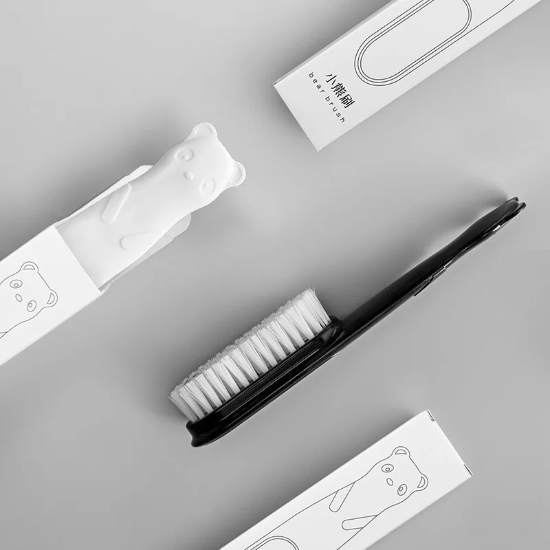 Прочная супер Высококачественная щетка для обуви с медведем креативная длинная