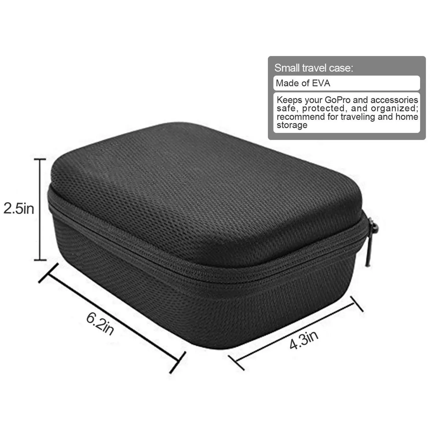 Аксессуары для GoPro Hero HD (2018) /6/5 черный Стартовый Набор Дорожный Чехол + чехол