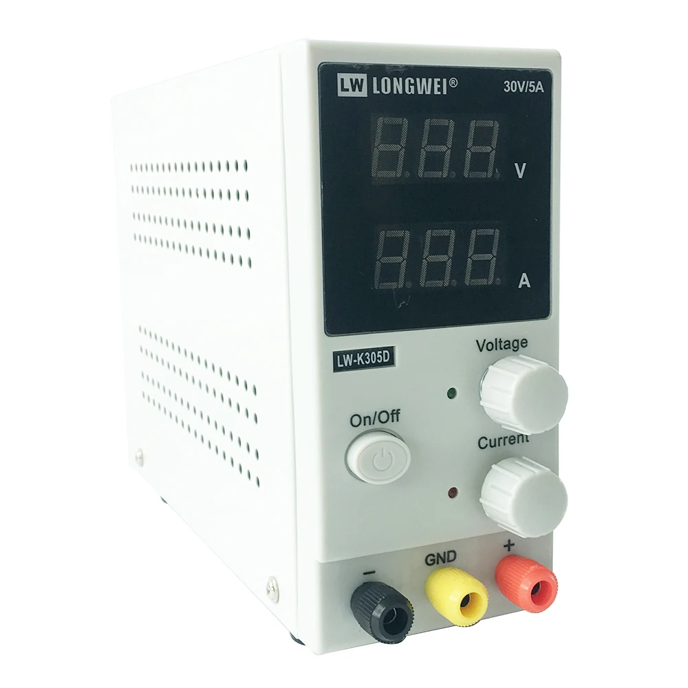Мини DC источник питания регуляторы напряжения LW-K305D 30V 5A импульсный лабораторный 110 V-220 V цифровой дисплей Регулируемый источник питания