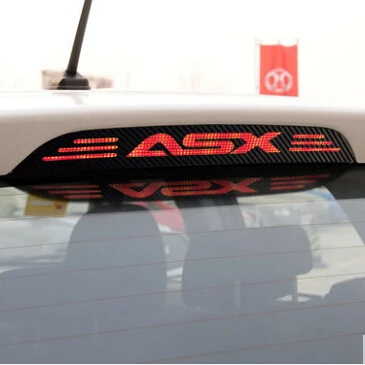 

Hot Sale carbon fiber brake light decoration cover stickers case for MITSUBISHI asx 2011 2012 2013 2014 2015 car accessories