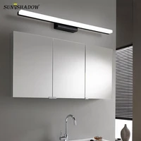 sconce led wall lamp modern home bathroom mirror front lights blackgold wall light fixtures 100 80 60cm