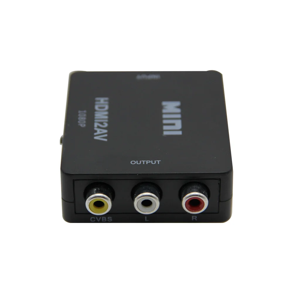Адаптер HDMI совместимый с AV/RCA CVBS 1080P HDMI2AV адаптер конвертер коробка поддержка NTSC PAL