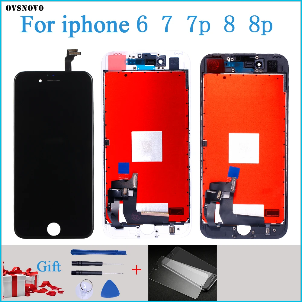 Сменный ЖК экран для iPhone 7 7Plus Дисплей iphone 8 Plus без битых пикселей с 3D касанием AAA