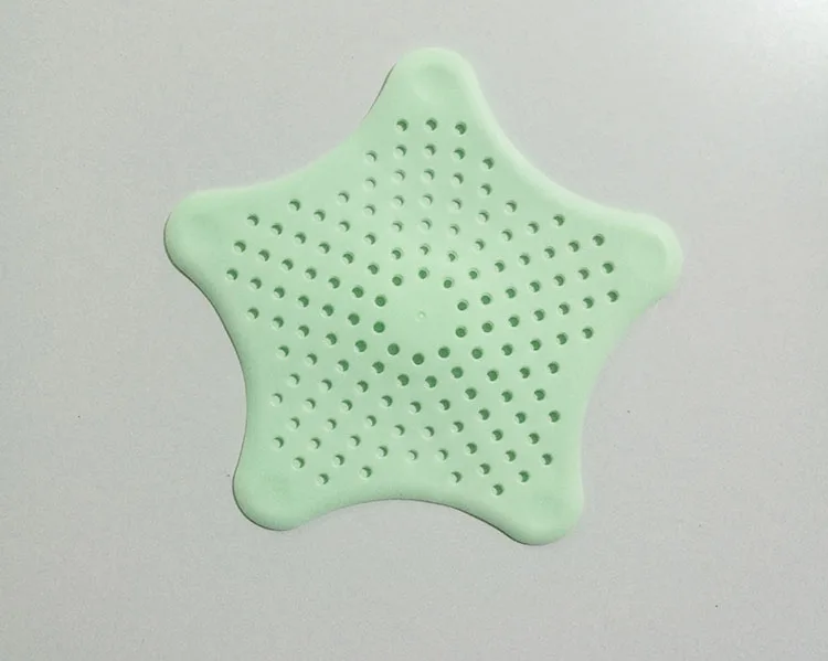 Light green Горячая Силиконовый Фильтр для слива раковины волосы в ванной ловушка стопор фильтр для кухни Ванная Комната Toliet аксессуары - Цвет: Light green