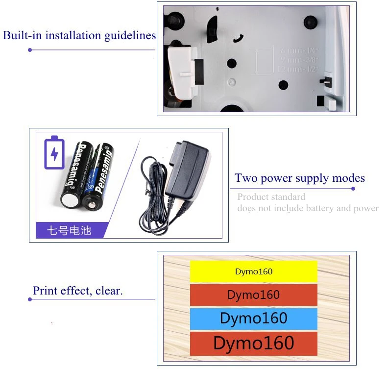 Для DYMO LM160 промышленный Печатный LM-160 этикеток Английский Ручной портативный принтер для этикеток LM 160 наклейки принтер этикеток