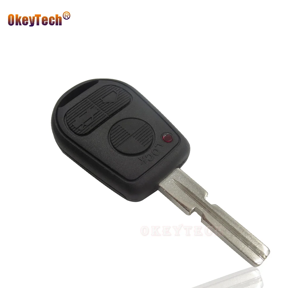 OkeyTech 3 Button HU58 Blade Car Key Shell Replacement Remote Cover Case Fob Holder for BMW E31 E32 E34 E36 E38 E39 E46 Z3 | Автомобили и