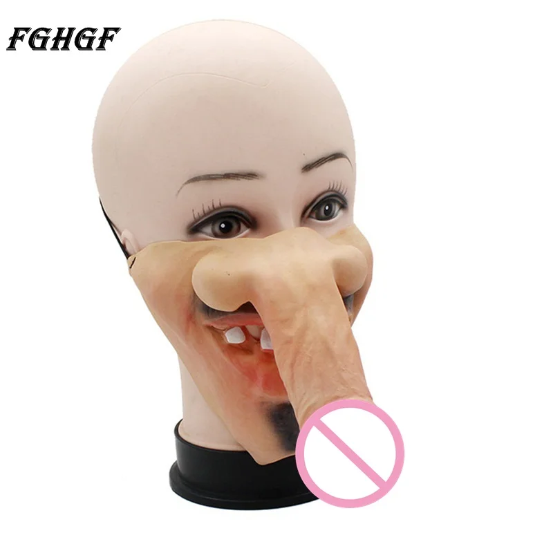 FGHGF пенис DD Фаллус колбаса Питер маска шутка злодея шуточные латексные маски