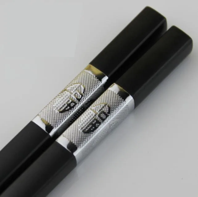 

10 pair Chinese Style Hotel & Resturant High 27cm Strength Tradition Black Chopsticks Anti slip Gift Set
