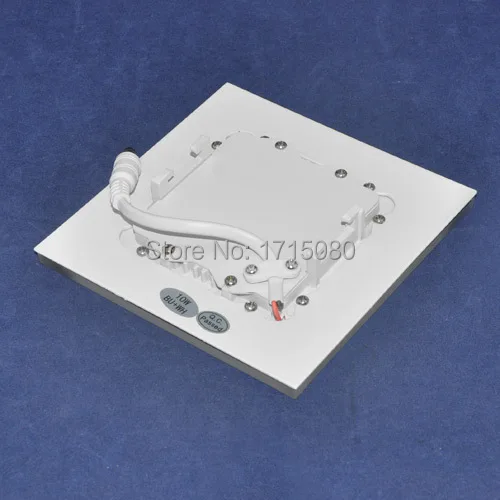 10 Вт акриловый + стеклянный двухцветный светодиодный панельный светильник