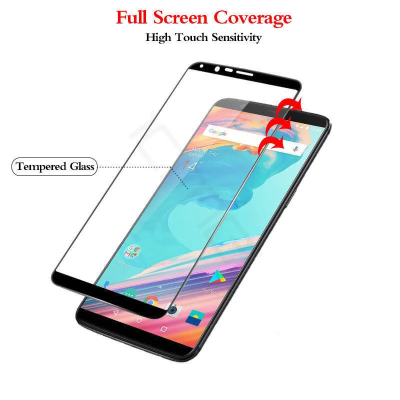 HOPCHAM для OnePlus 5T стекло 3D полное покрытие закаленное Защита экрана One Plus защитная
