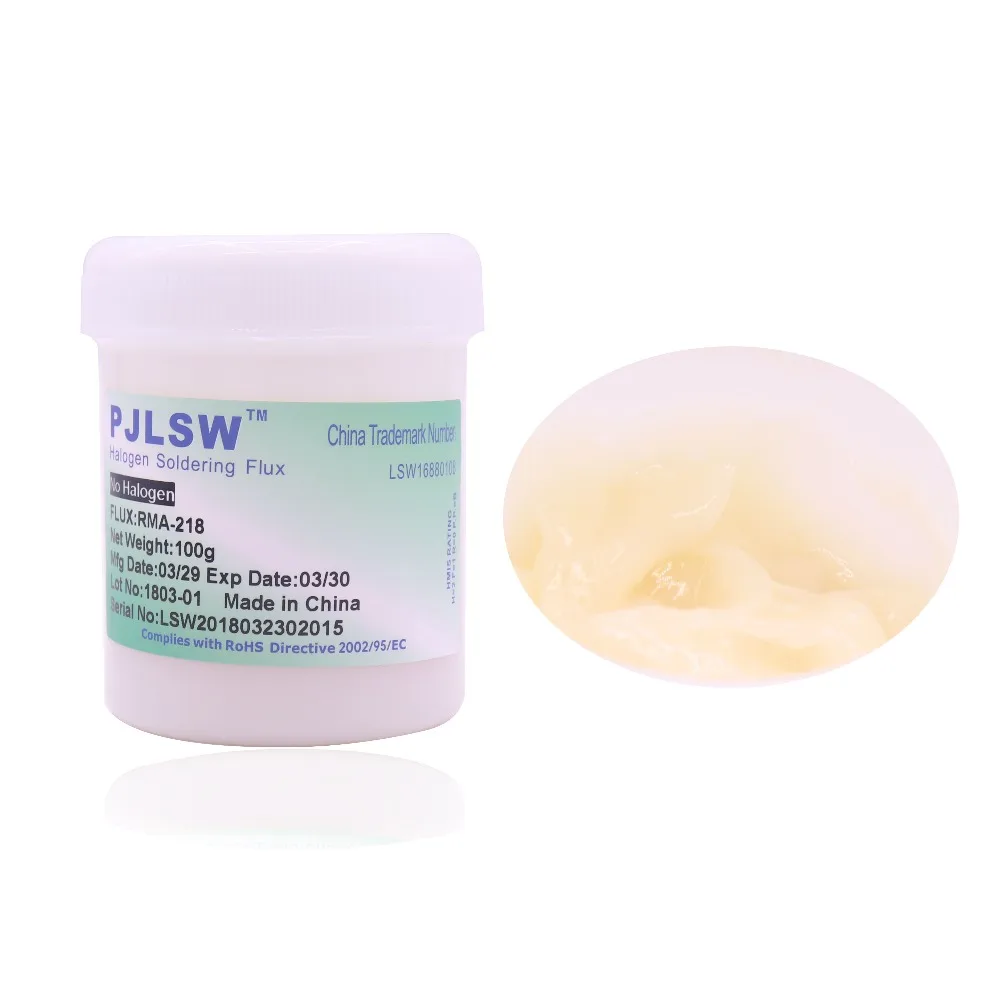 

Promotions PJLSW RMA-218 bga Solder Flux Paste Solder 100g for SMT Reballing