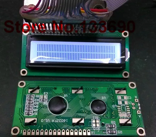 2 шт./лот 16X2 1602 162 ЖК-символьный ЖК-дисплей LCM белая подсветка FSTN серый цвет высокое