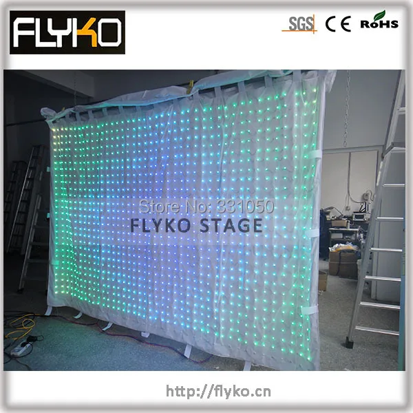 Бесплатная доставка p7 2x3 м светодиодный экран для штор|display|display curtaindisplay led |